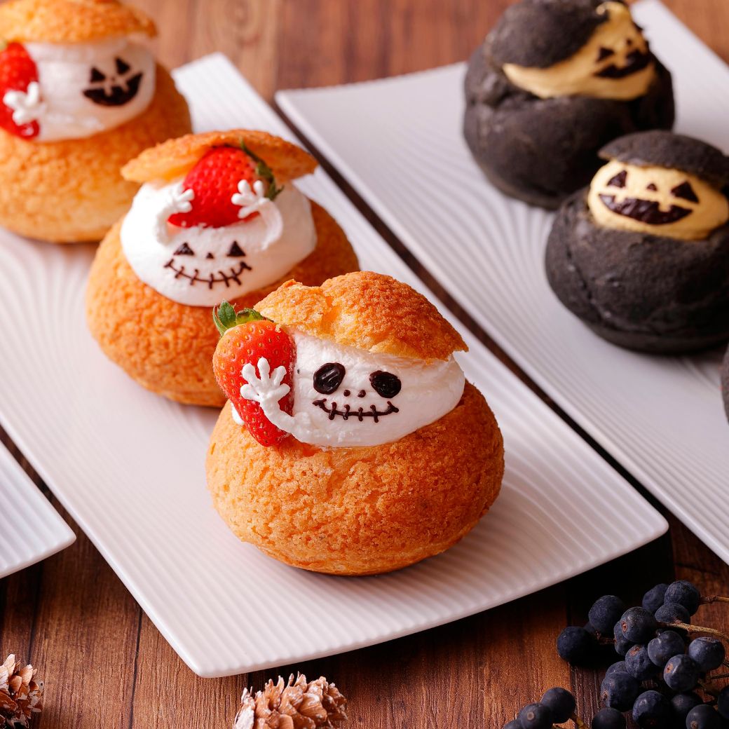 【たまごシェフクラブ】ハロウィン限定お化けのシュークリームの舞踏会