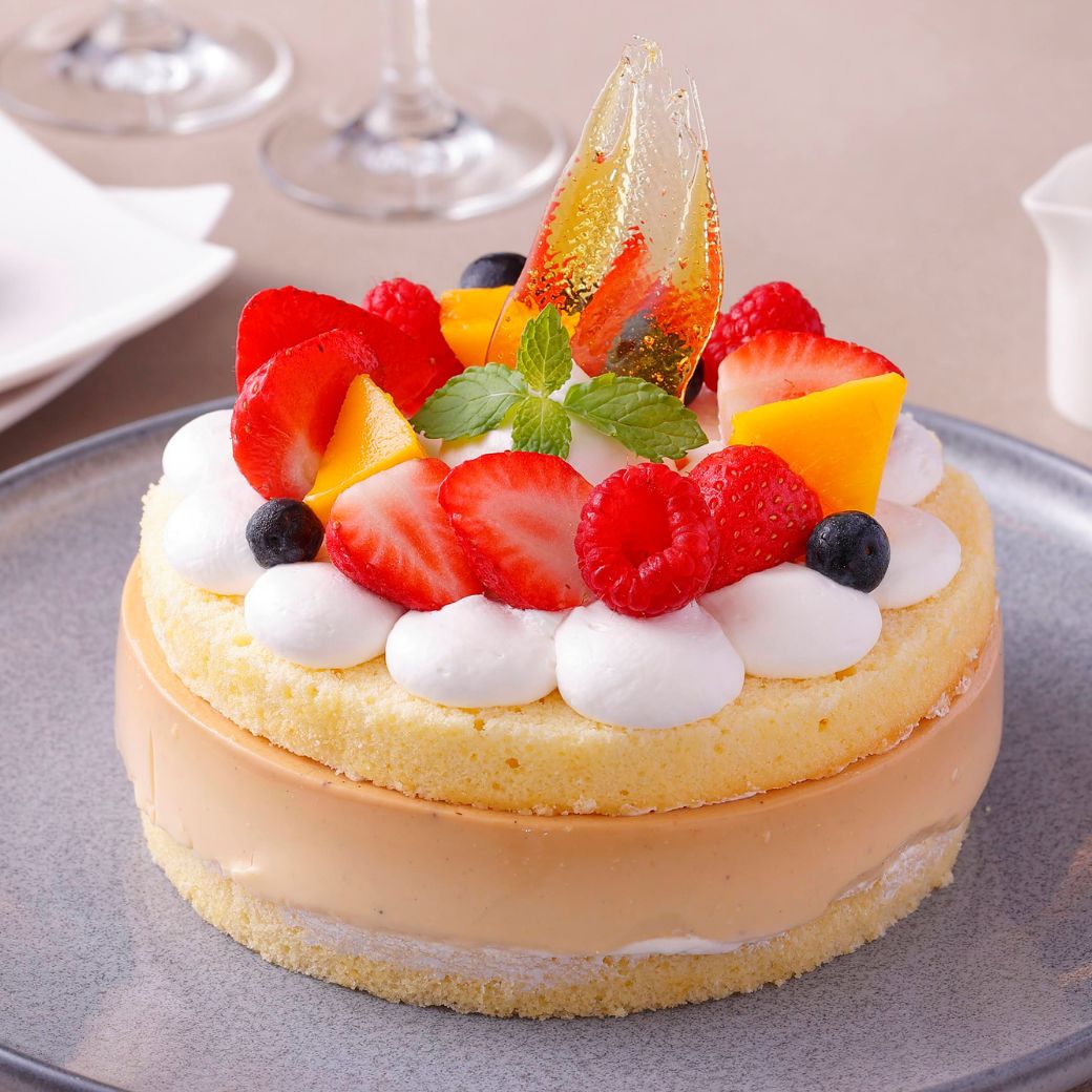 【製菓】ぷるぷるプリンのデコレーションケーキ