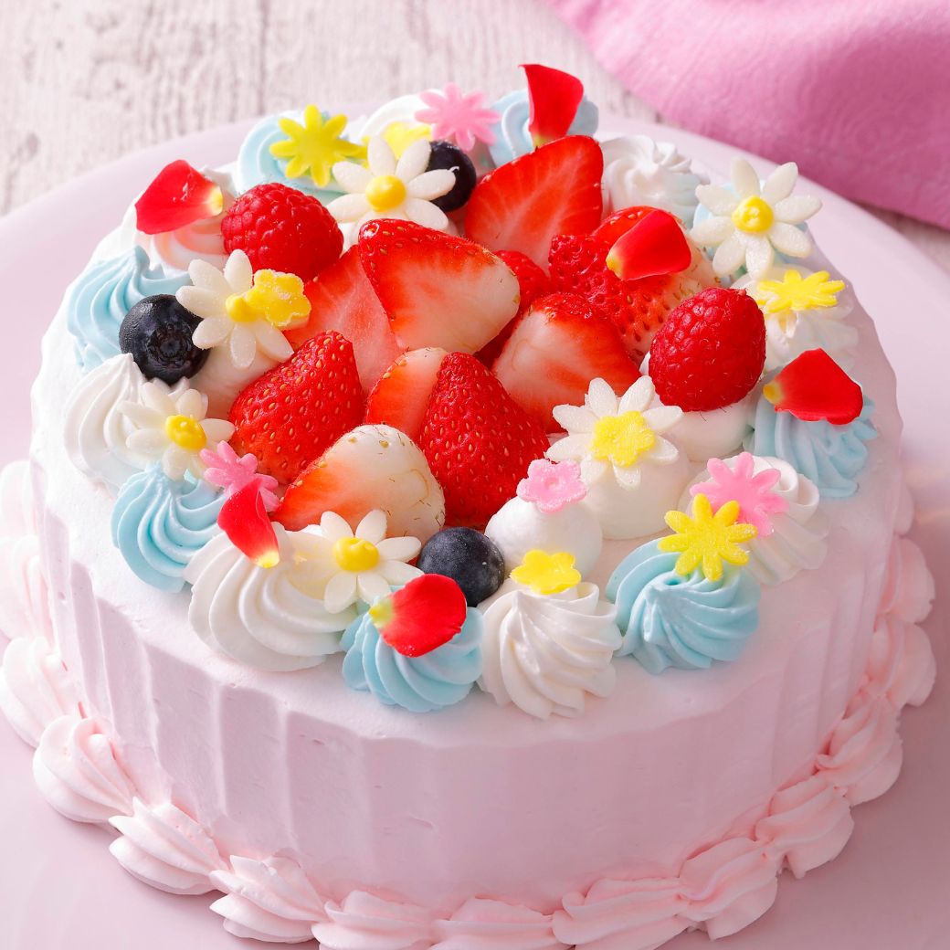 【たまごシェフクラブ】新春お花のブーケケーキ