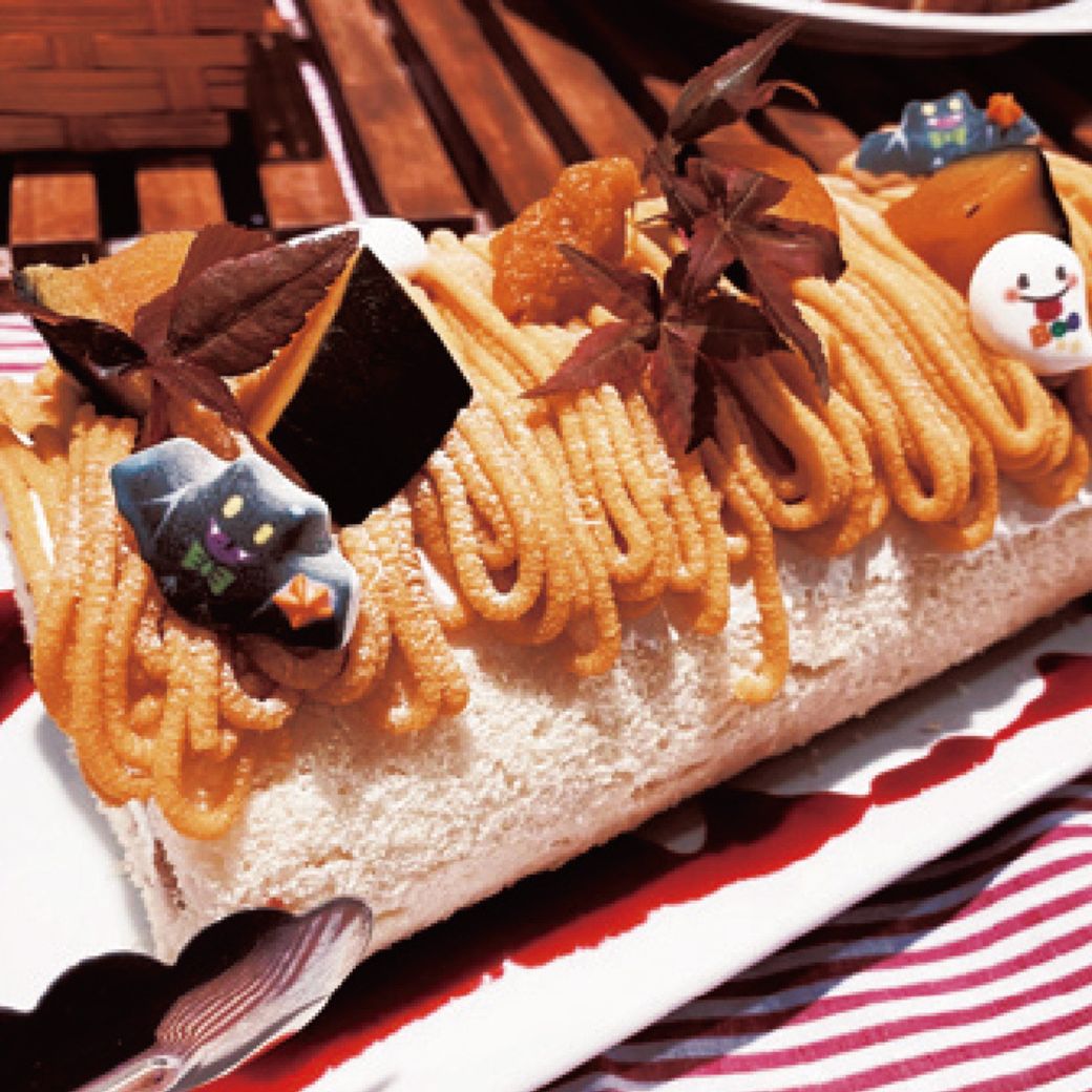 【製菓】かぼちゃロールケーキ