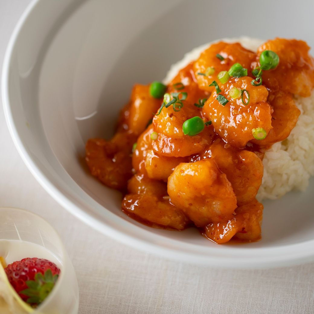 【中国】エビチリ丼