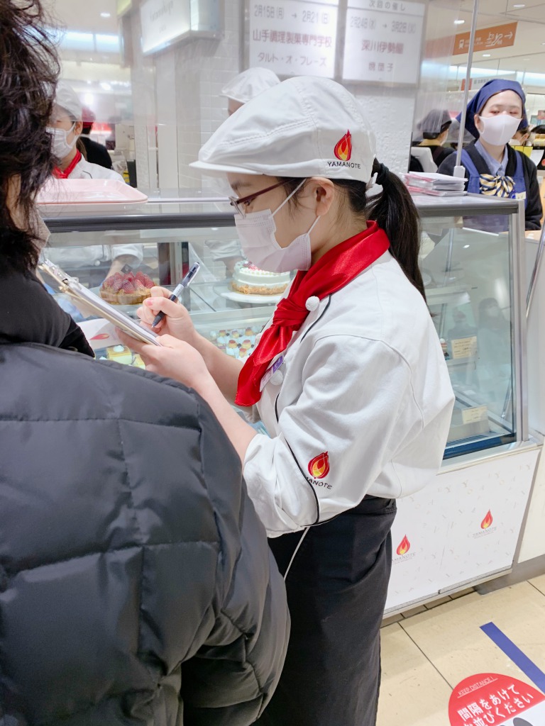 ストア 制服 帽子 製菓 グレー